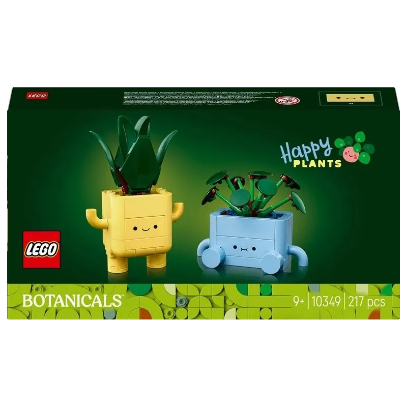Konstruktorius LEGO Botanicals Linksmi Augalai 10349, 217 vnt.