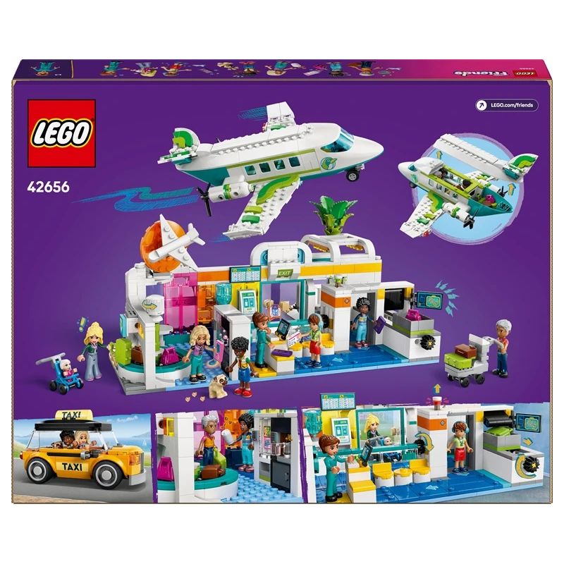 Konstruktors LEGO Friends Hārtleikas pilsētas lidosta un lidmašīna 42656, 958 gab.