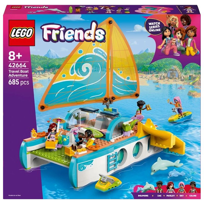 Konstruktors LEGO Friends Travel Boat Adventure 42664