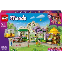 Konstruktorius LEGO Friends Augalų kavinė ir gėlių parduotuvė 42671, 1138 vnt.