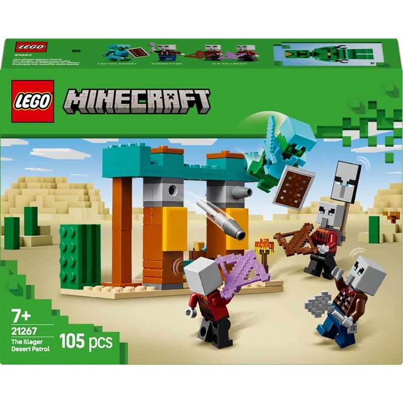 LEGO Minecraft The Illager Desert Patrol 21267. 105 gab.