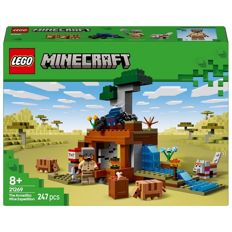 LEGO Minecraft The Armadillo Mine Expedition. 247 vnt.