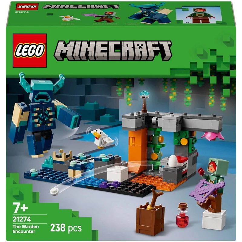Konstruktorius LEGO Minecraft The Warden Encounter 21274