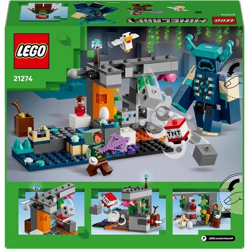 Konstruktors LEGO Minecraft Sastapšanās ar uzraugu 21274, 238 gab.