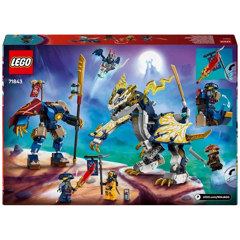 Konstruktors LEGO Ninjago Rogue’s Mech Dragon Rider 71843