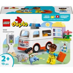 Konstruktorius LEGO Duplo Ambulance & Driver 10447. 19 vnt.