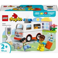 Конструктор LEGO Duplo Ambulance & Driver 10447, 19 шт.
