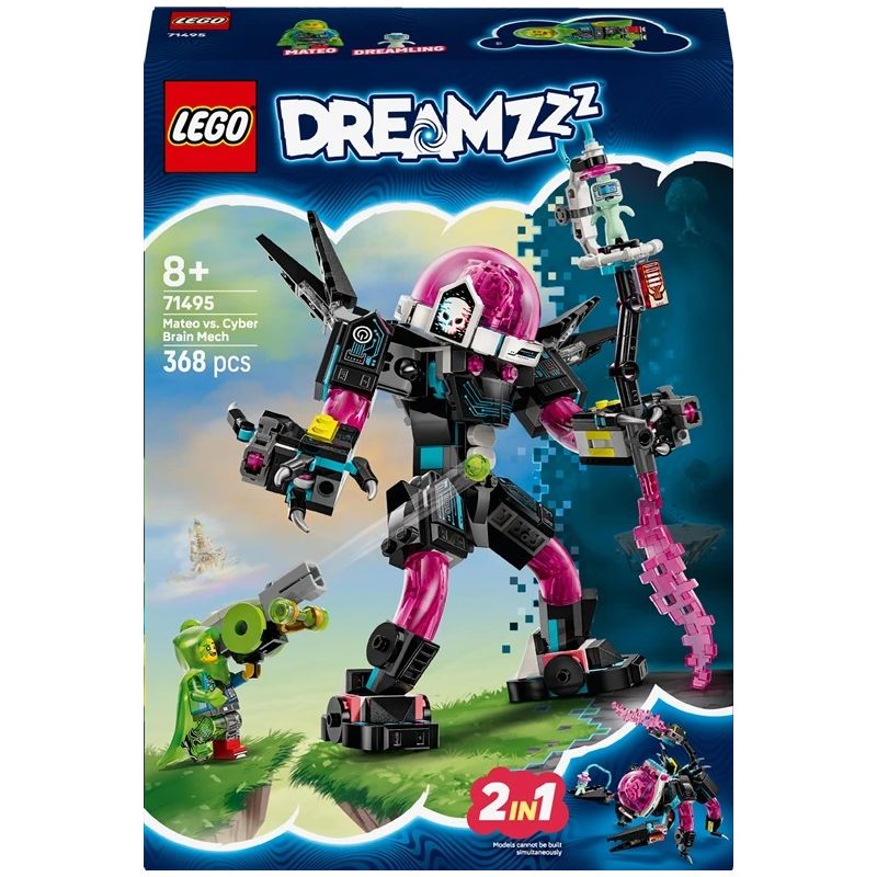 Konstruktors LEGO DREAMZzz Mateo vs. Cyber Brain Mech