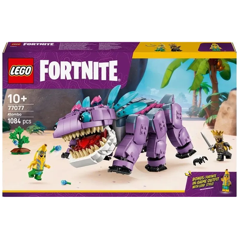 Konstruktors LEGO Fortnite Klombo 77077, 1084 gab.