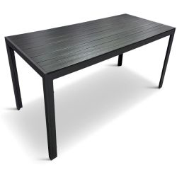 Galds āra naro melns 150x90cm