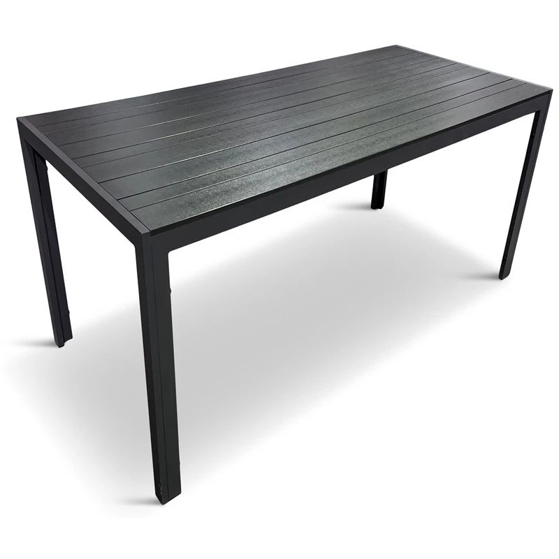 Galds āra naro melns 150x90cm