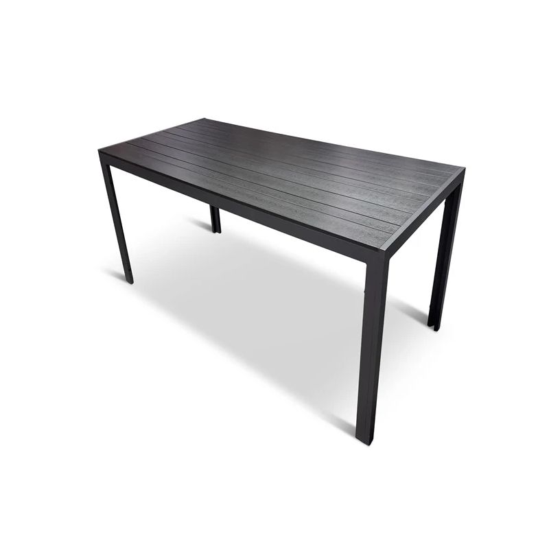 Galds āra naro melns 150x90cm