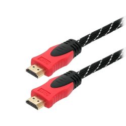 Vads BLOW HDMI M. HDMI M. 1.5m. melns-sarkans 92-053