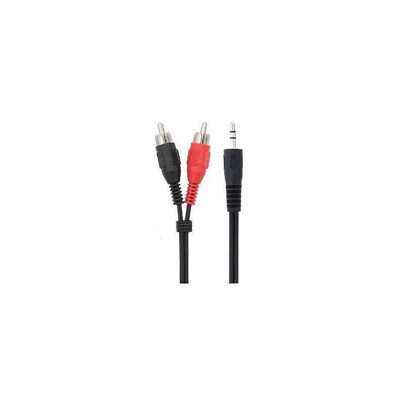 Laidas BLOW 3.5mm M. 2xRCA M. 3m. juodas 91-295