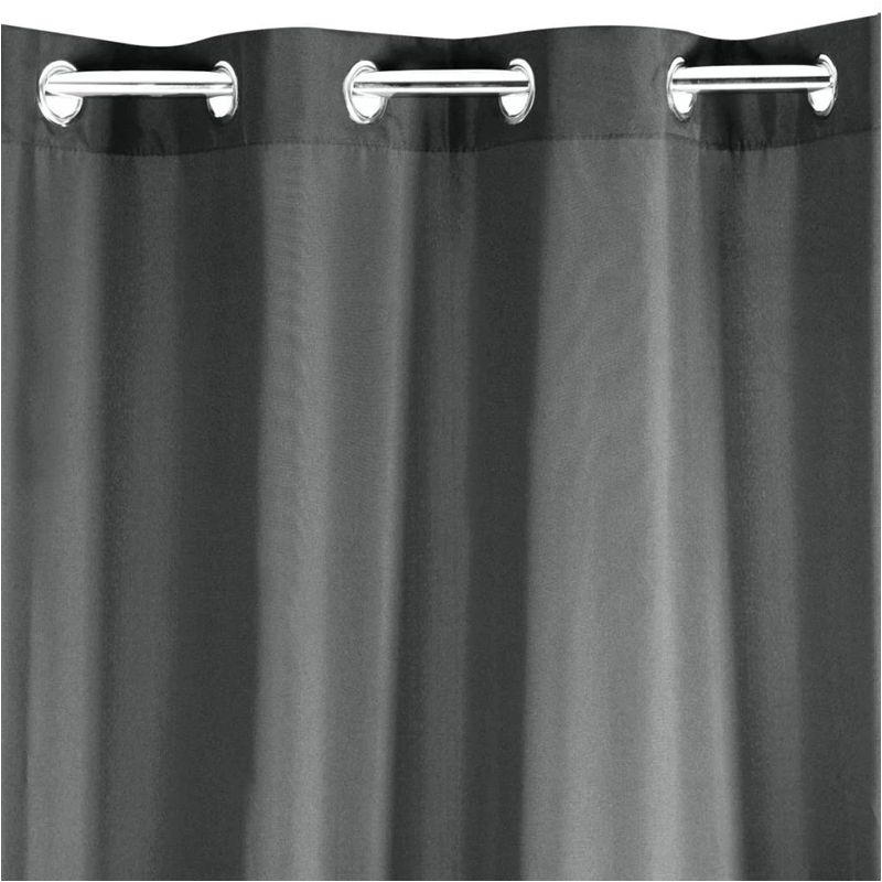 Užuolaida Rita pilka. žiedai 140x250 cm