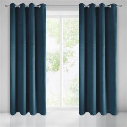 Curtain pierre green-rings 140x250 n