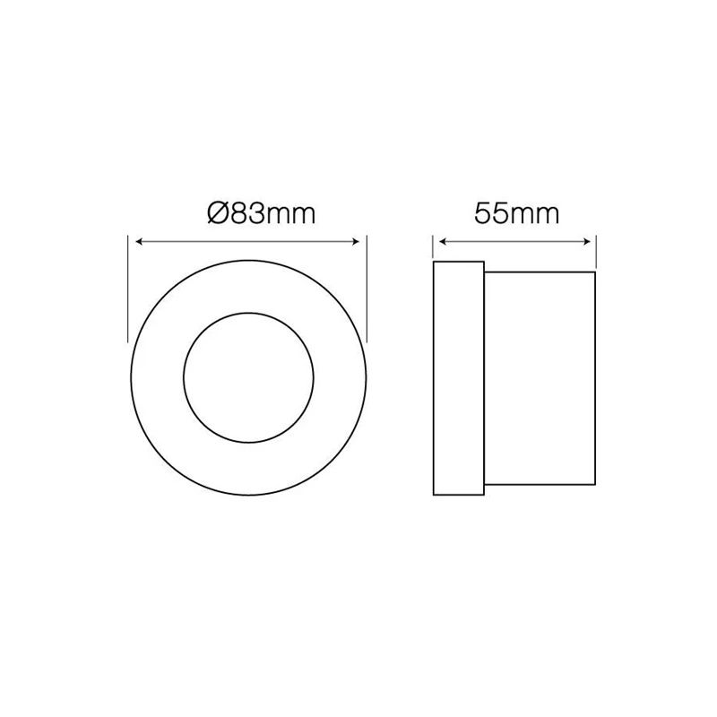 Gaismeklis iebūv. mr16-gu10 ip44 balts