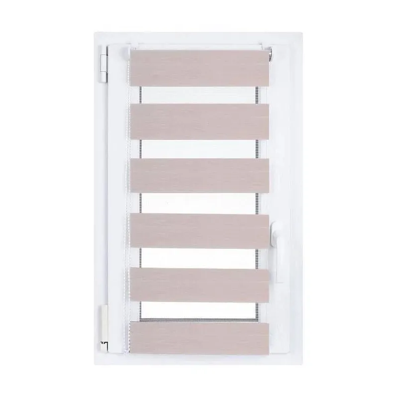 Rullo žalūzijas Domoletti Mini D&N BH-3001 BH-3001, brūna krās.-smilškrāsas, 57 cm x 150 cm