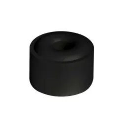 Поддержка двери Barcz, 2.5 см, DIA 4 см, резина, черный цв.
