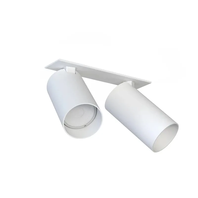 Spotlampa mono surface 2xgu10 10w