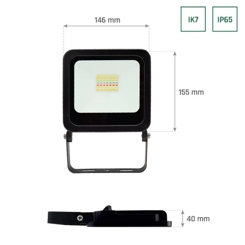 Smart projector led wifi 24w 1800lm ip65 tw rgb