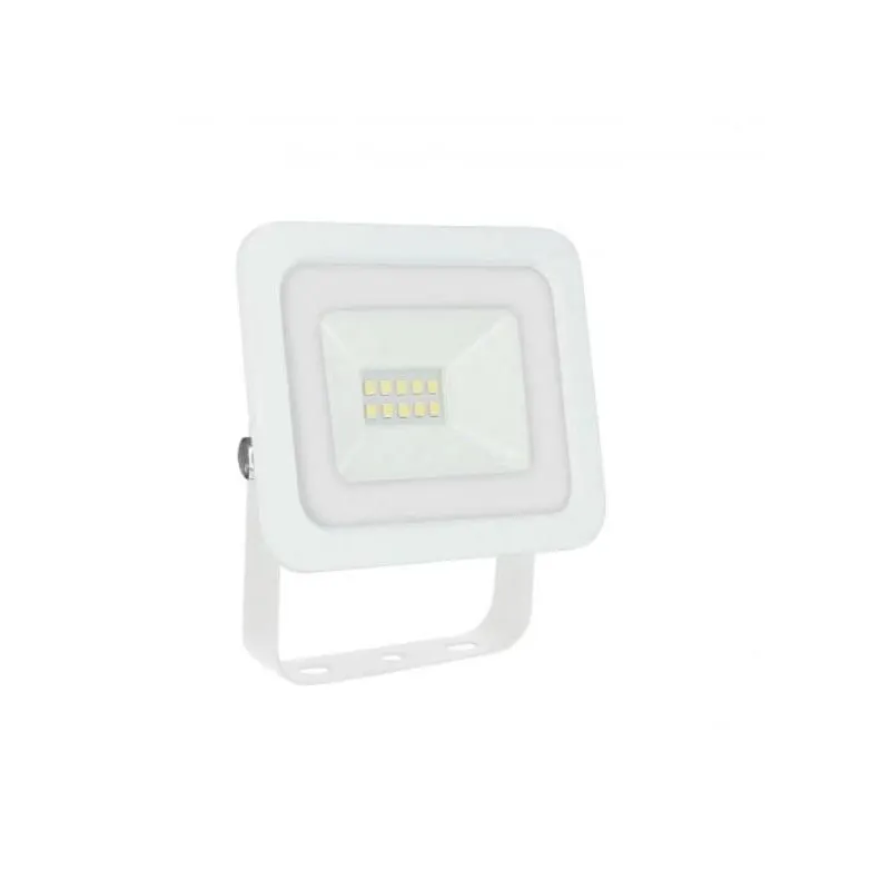 Prožektors bez kustības sensora, stiprināms pie sienas Spectrum Noctis Lux3, 10 W, 975 lm, 4000 °K, IP65, balta krās.