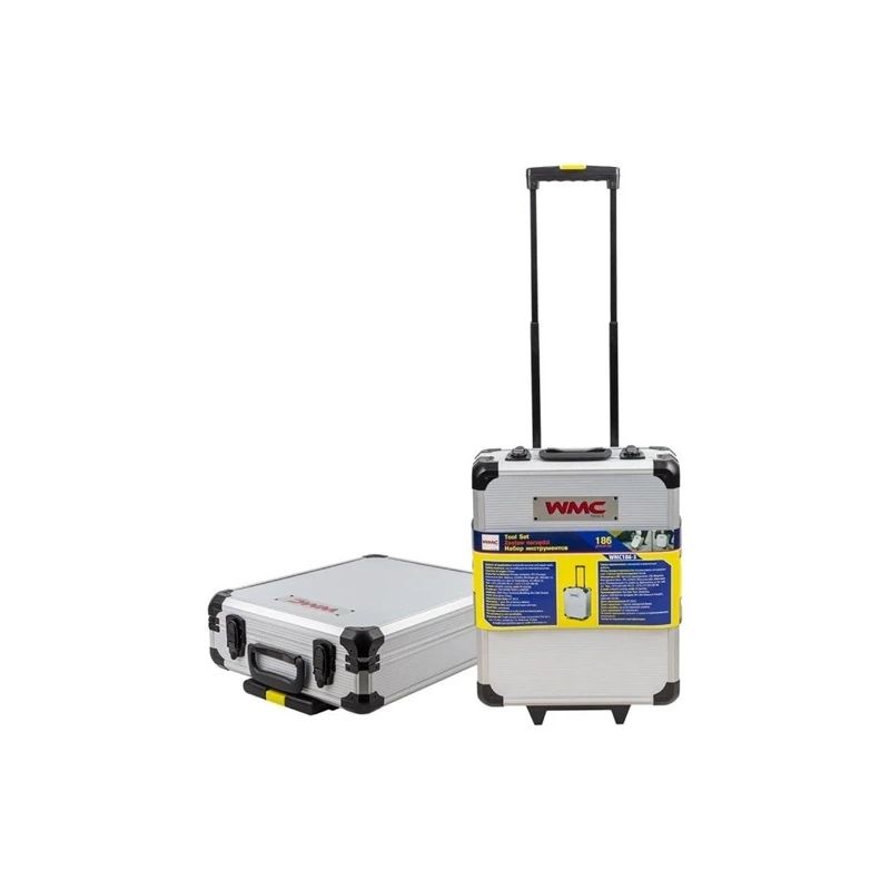 Instrumentu komplekts ar koferi WMC TOOLS 186 gab