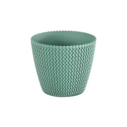 Цветочный горшок Prosperplast Splofy DSP190, пластик, зеленый цв.