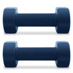 Hantele sešstūra 2x3kg