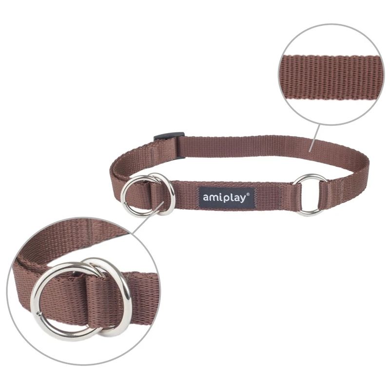 Siksniņa kakla brūna l 25-50-2