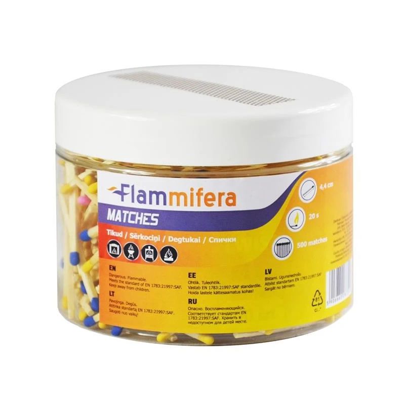 Sērkociņi kamīna 500gab