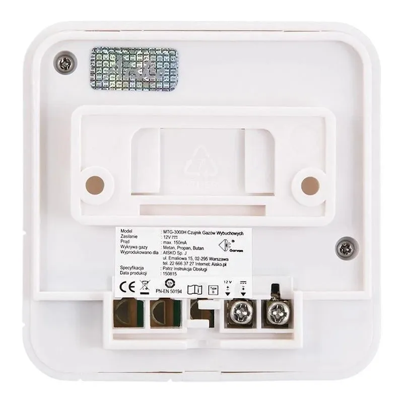 Gāzes sensors Aisko MTG-3000H, 85 dB