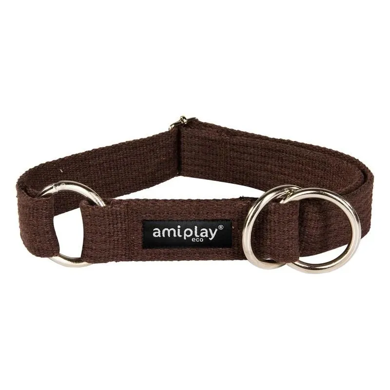 Kaklasiksna suņiem Amiplay Cotton, brūna krās., 490 - 850 mm x 30 mm, XXL