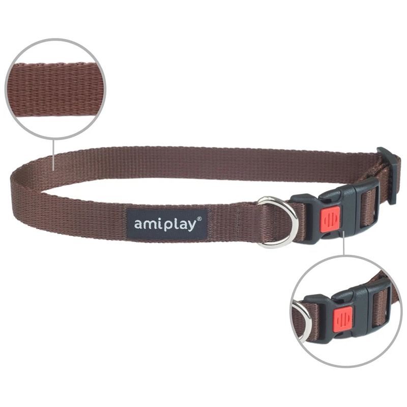 Siksniņa kakla reg. sarkana m 25-40-1,