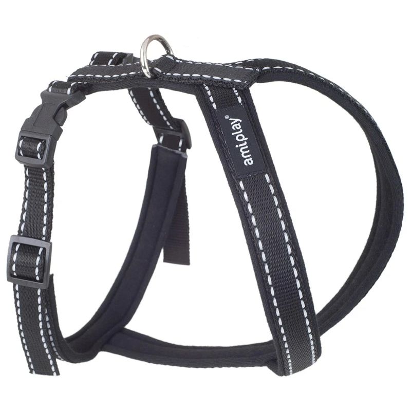 Krūšu siksna amiplay melna 34-43-34cm