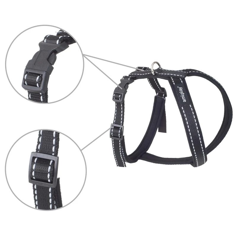 Krūšu siksna amiplay melna 34-43-34cm