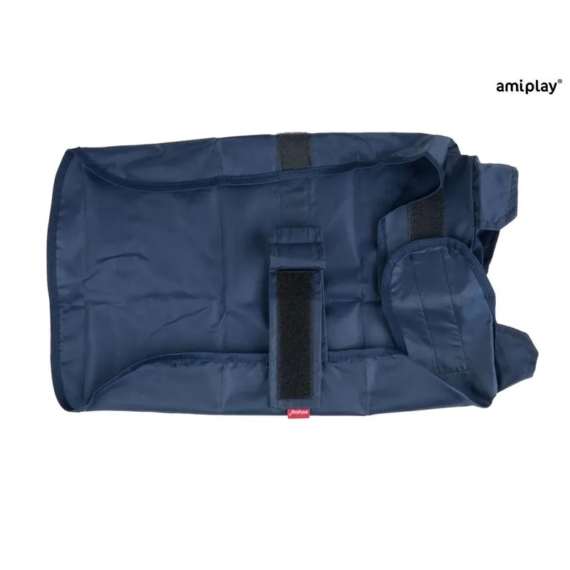 Lietusmētelis suņiem Amiplay Bristol 128591, tumši zila, 32 cm