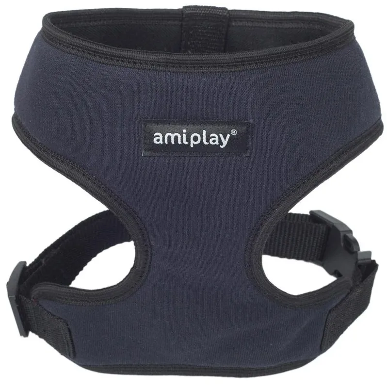 Regulējamas krūšu siksnas Amiplay Denver, zila krās., 380 - 480 mm x 480 mm