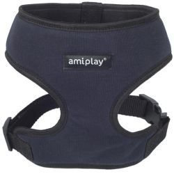 Krūšu siksna amiplay melna m 34x40-55cm