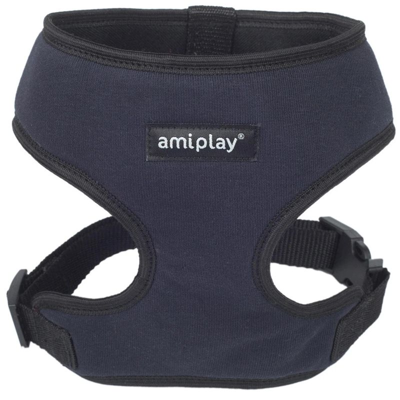 Krūšu siksna amiplay melna m 34x40-55cm