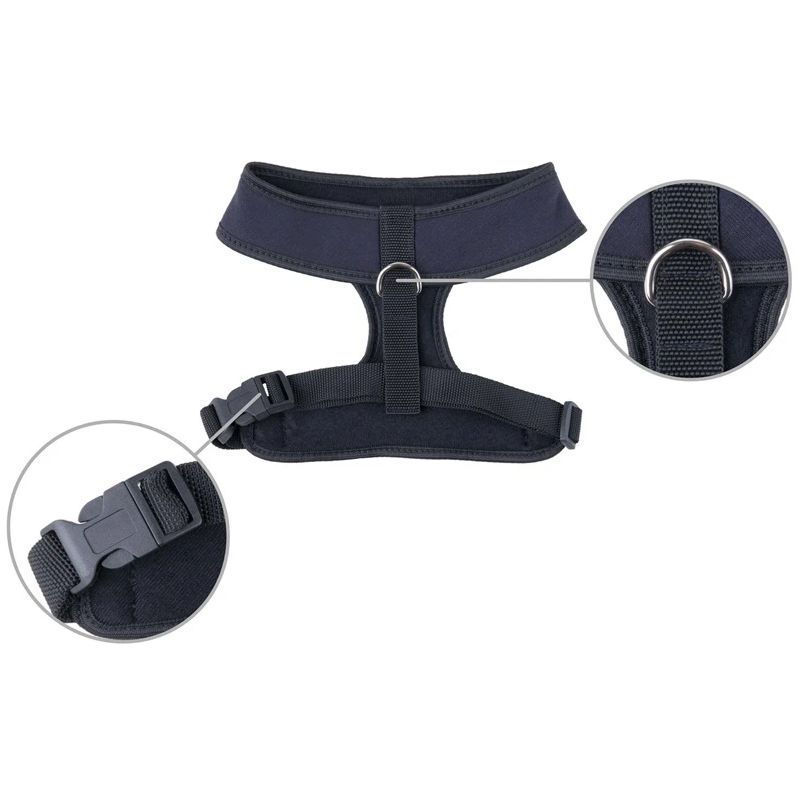 Krūšu siksna amiplay melna m 34x40-55cm