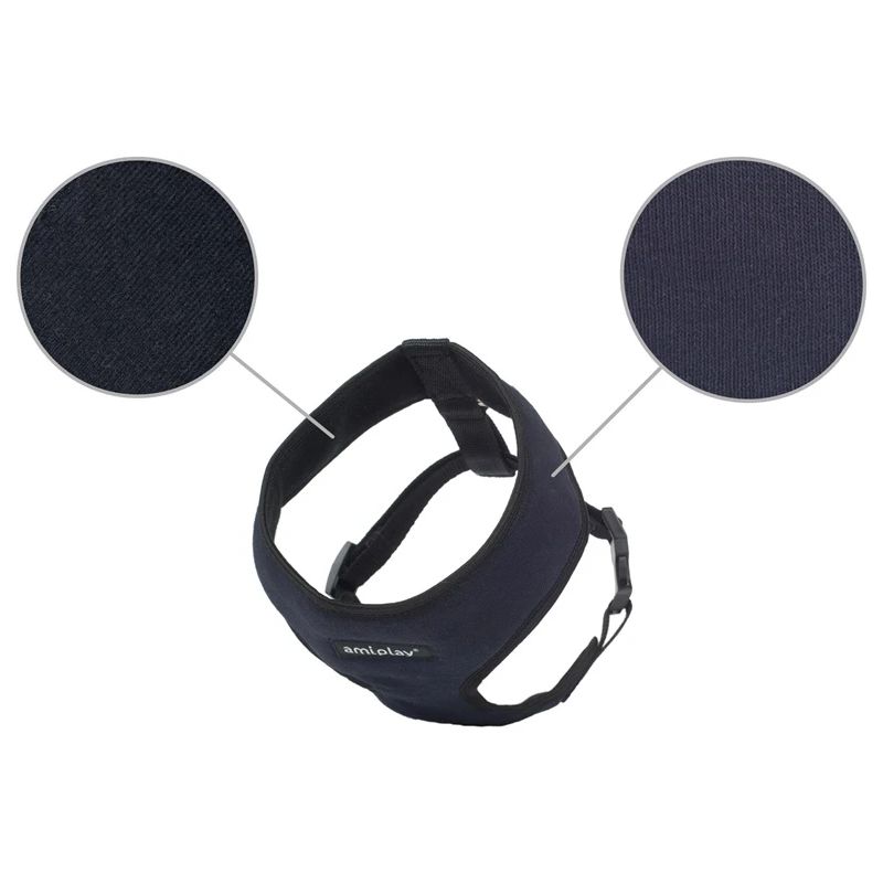 Krūšu siksna amiplay melna m 34x40-55cm