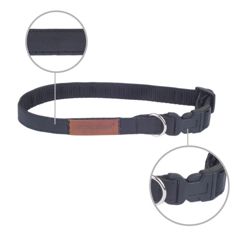 Kaklasiksna lincoln s black 20-35x1cm