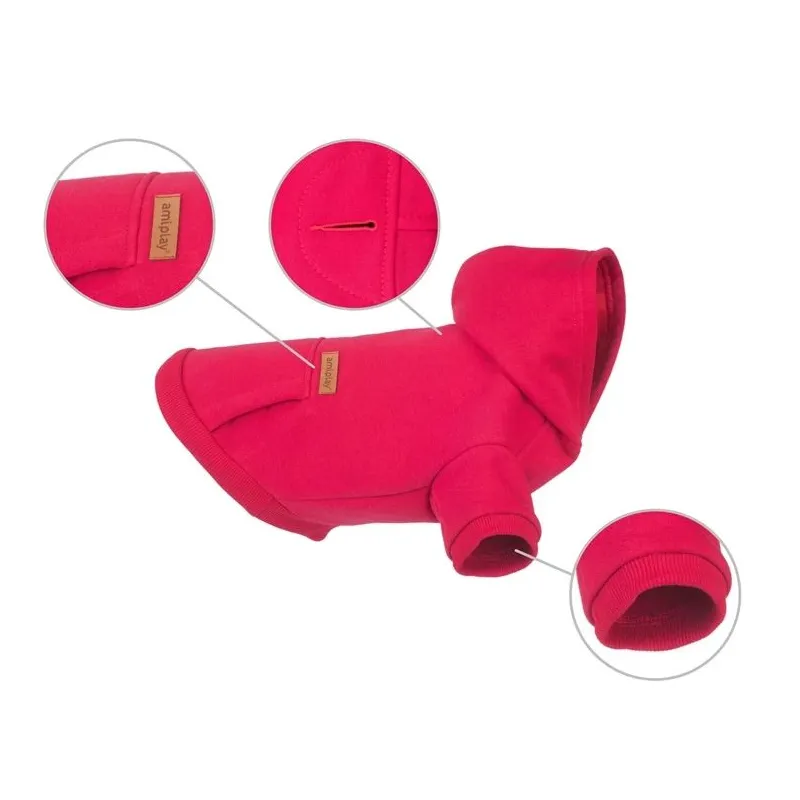 Džemperis šuniui Amiplay Texas, raudona sp., 35 cm