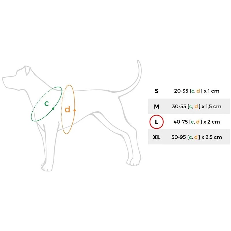 Krūšu siksna reg. denim l 40-75x2cm zila
