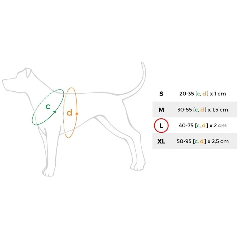 Krūšu siksna reg. denim l 40-75x2cm zila