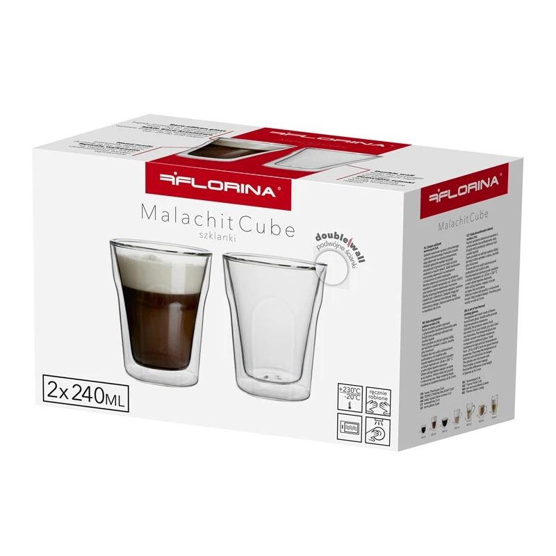 Dubultā stikla krūzītes 2gab 240ml