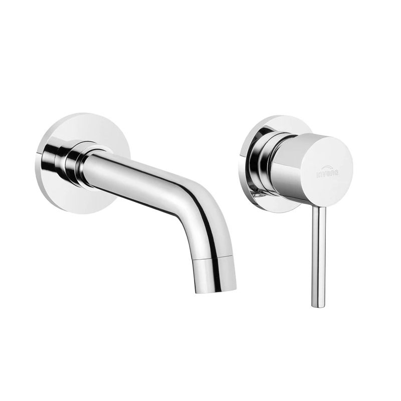 In-wall washbasin mixer dafni. chrome