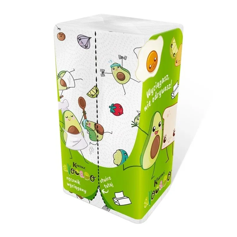Бумажные полотенца Kartika Avocado, 2 сл