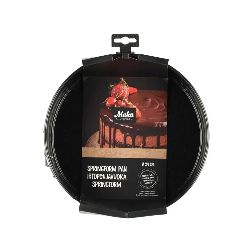 Cepšanas forma Maku, melna krās., 24 cm x 24 cm, 2.5 l